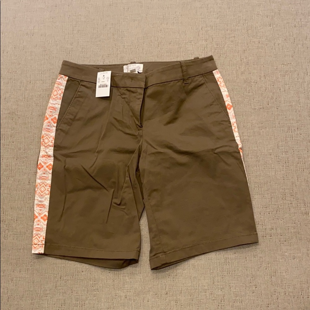 NWT J.Crew Bermuda shorts, size 4